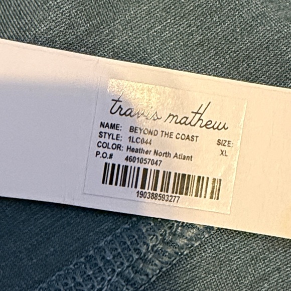 Travis Mathew women’s XL Ponte Leggings pants beyond the coast Heather green NWT - Picture 8 of 10